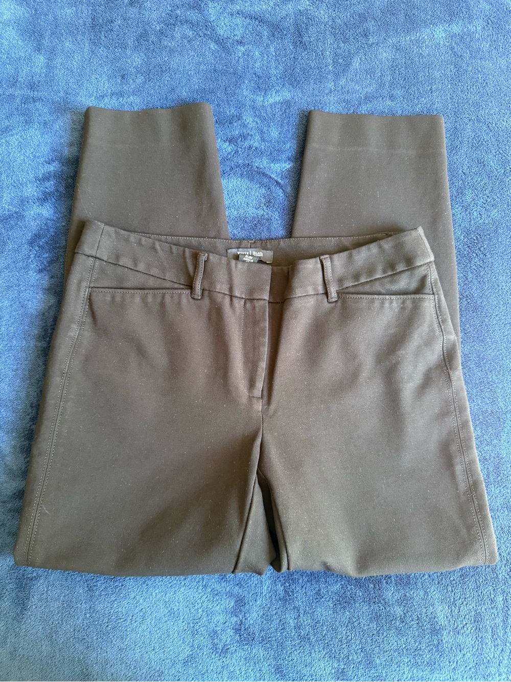 White House Black Market Dark Brown Slim Ankle Pants